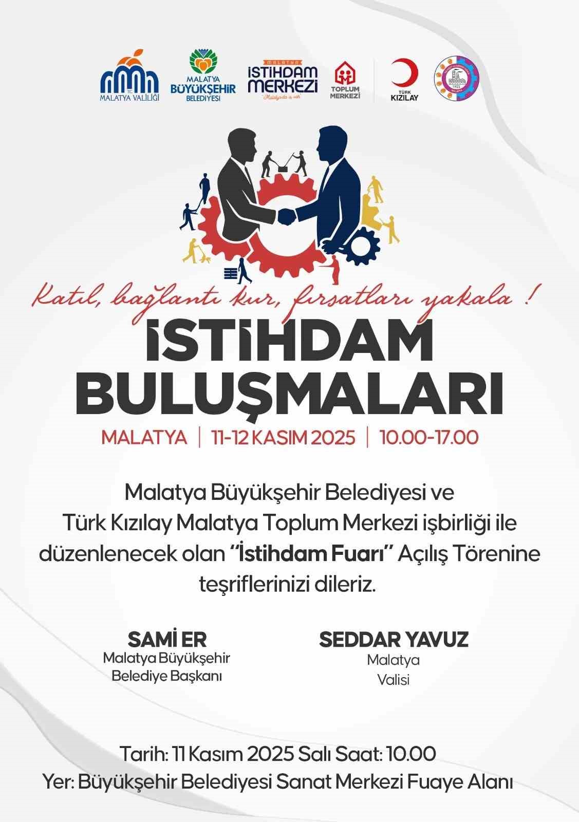İstihdam buluşmaları Malatya’da başlıyor