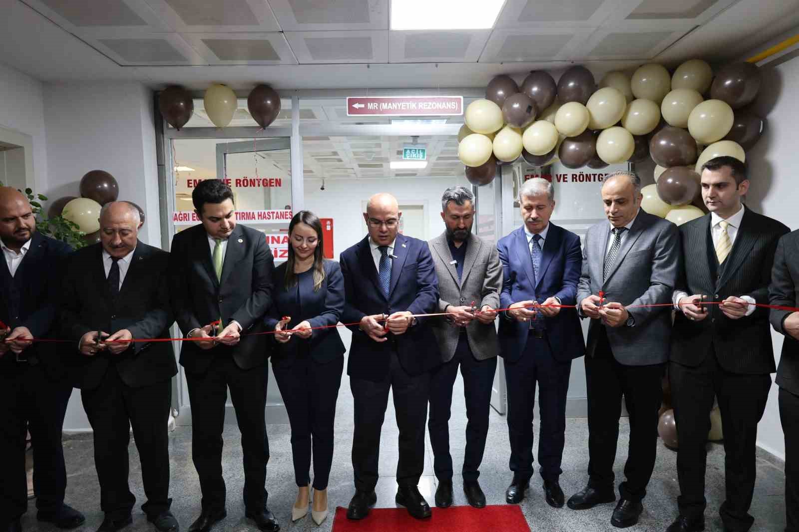 Ağrı Eğitim ve Araştırma Hastanesi’ne ikinci MR cihazı kazandırıldı