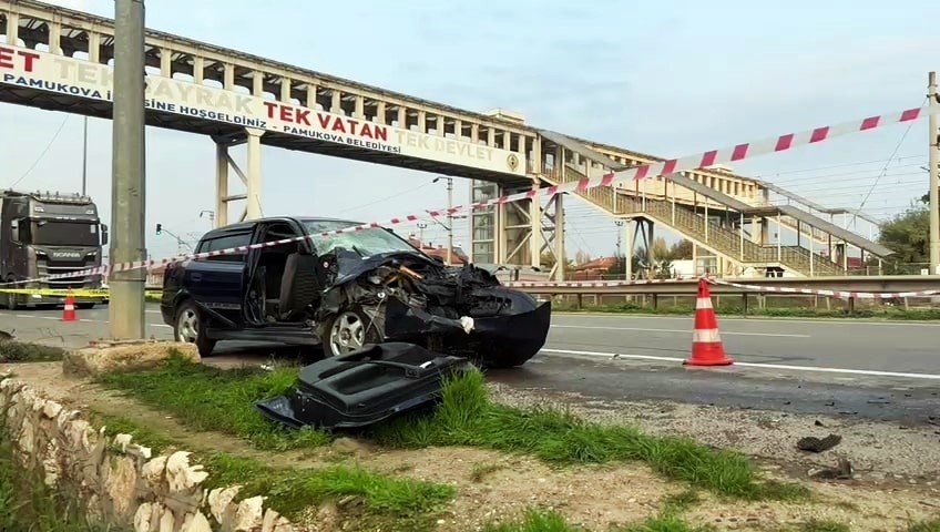 D-650&rsquo;deki kazada ağır yaralanan kadın hayatını kaybetti
