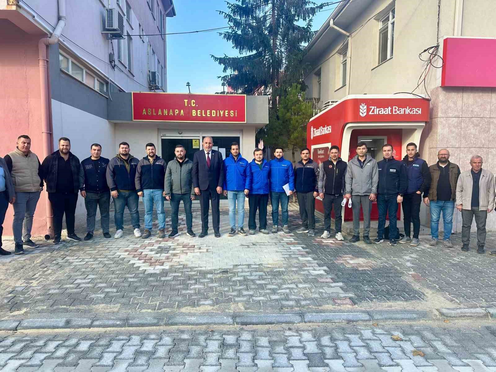 Aslanapa&rsquo;da doğalgaz sevinci
