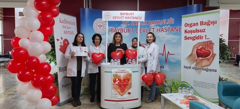 Bayburt&rsquo;ta vatandaşlara organ ve doku bağışının &ouml;nemi anlatıldı
