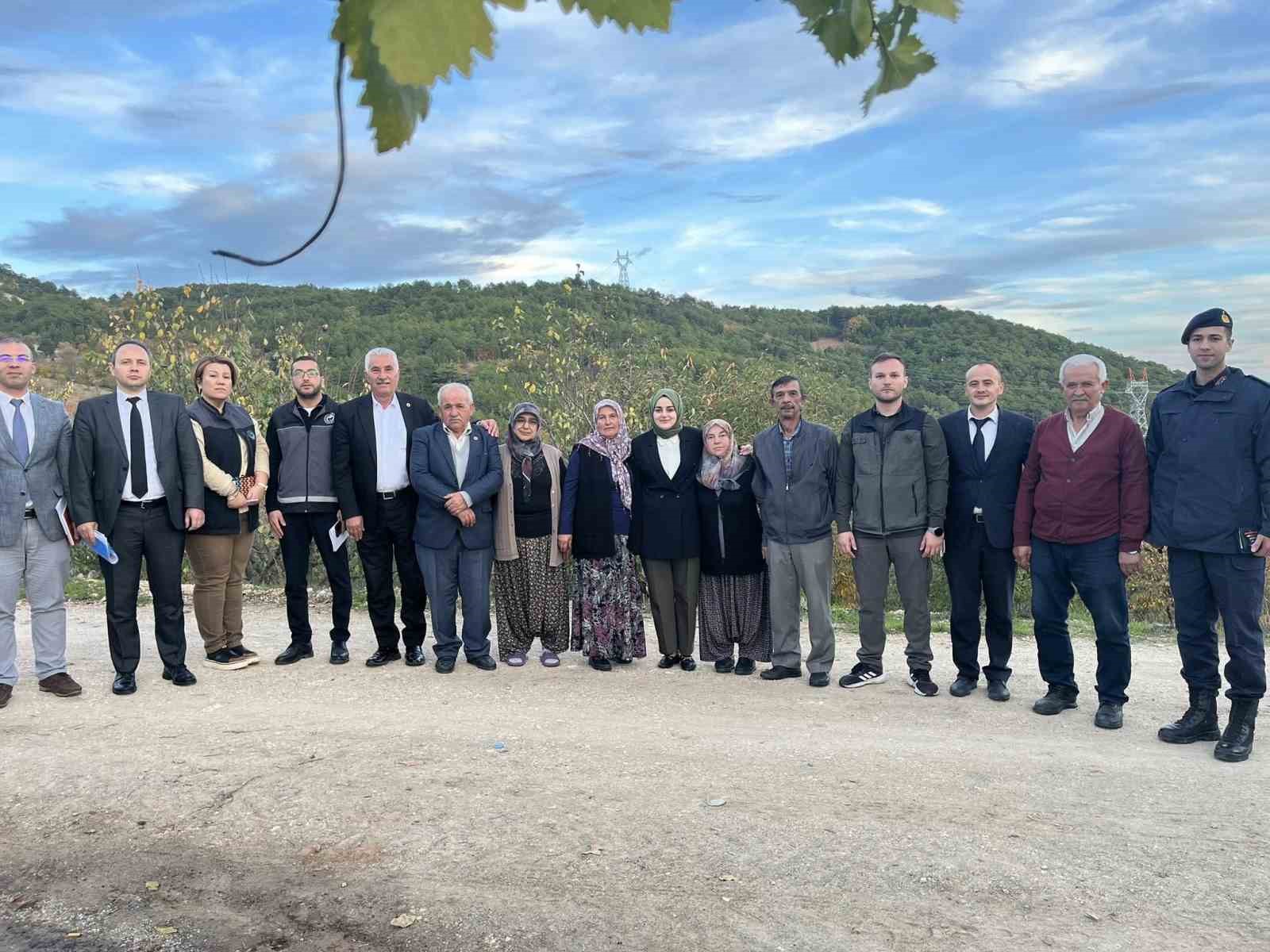 Kaymakam Kılıç köy halkıyla bir araya geldi
