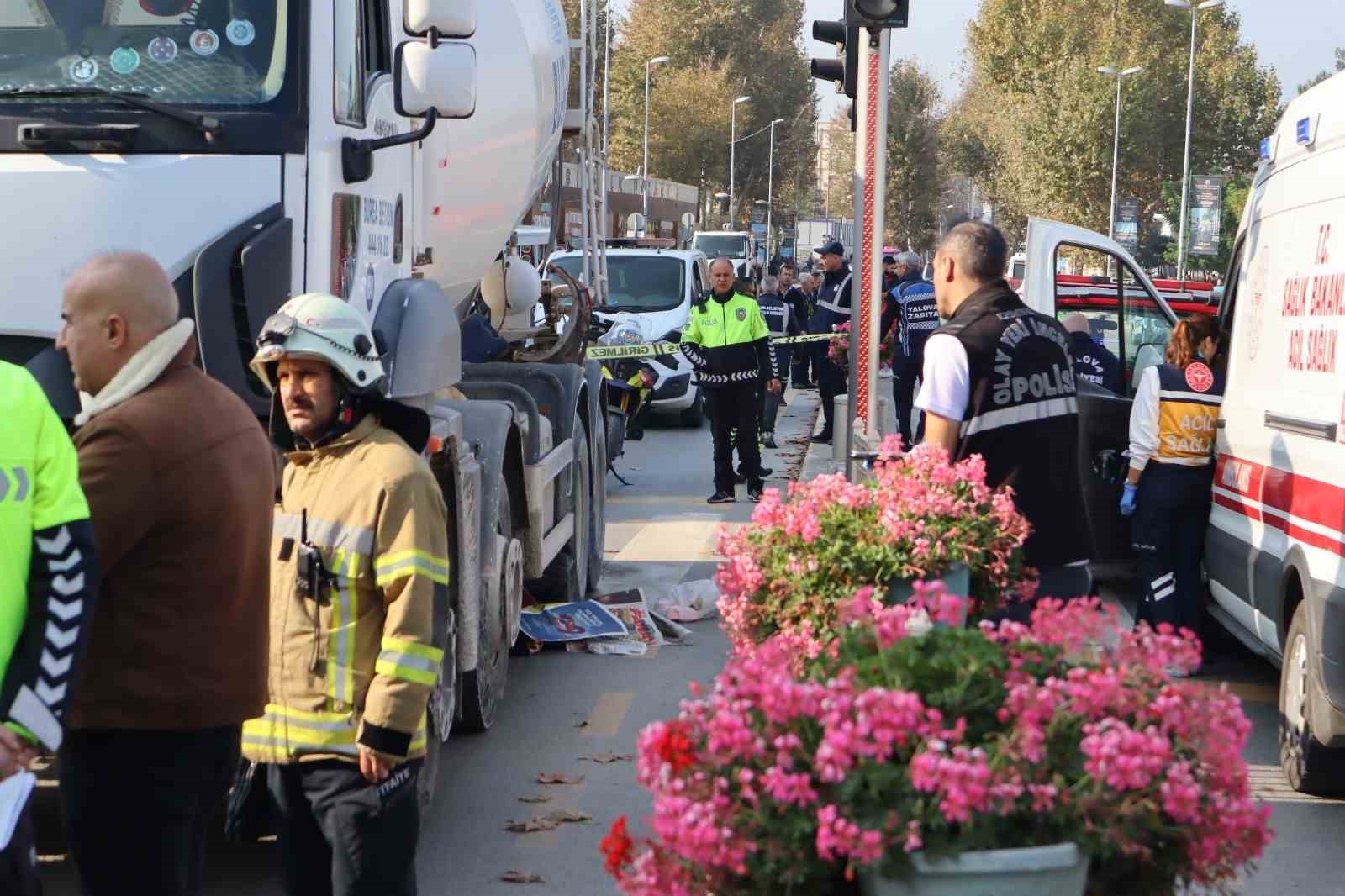 Yalova’da mikserin altında kalan yaşlı kadın feci şekilde can verdi
