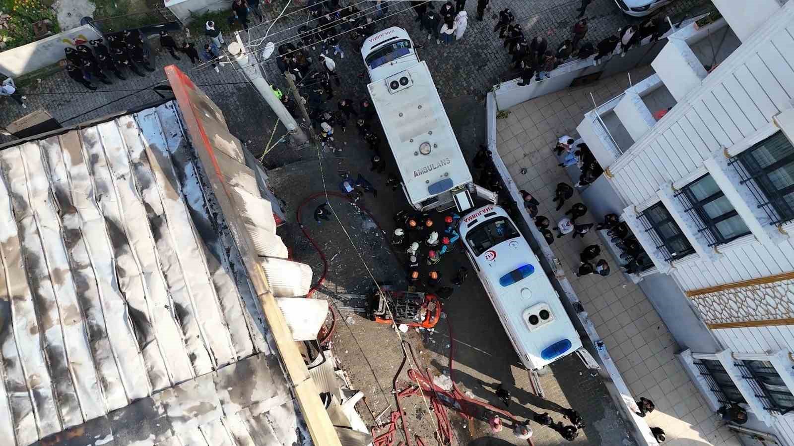 Kocaeli’de 6 kişiye mezar olan parfüm dolum tesisinin içi görüntülendi