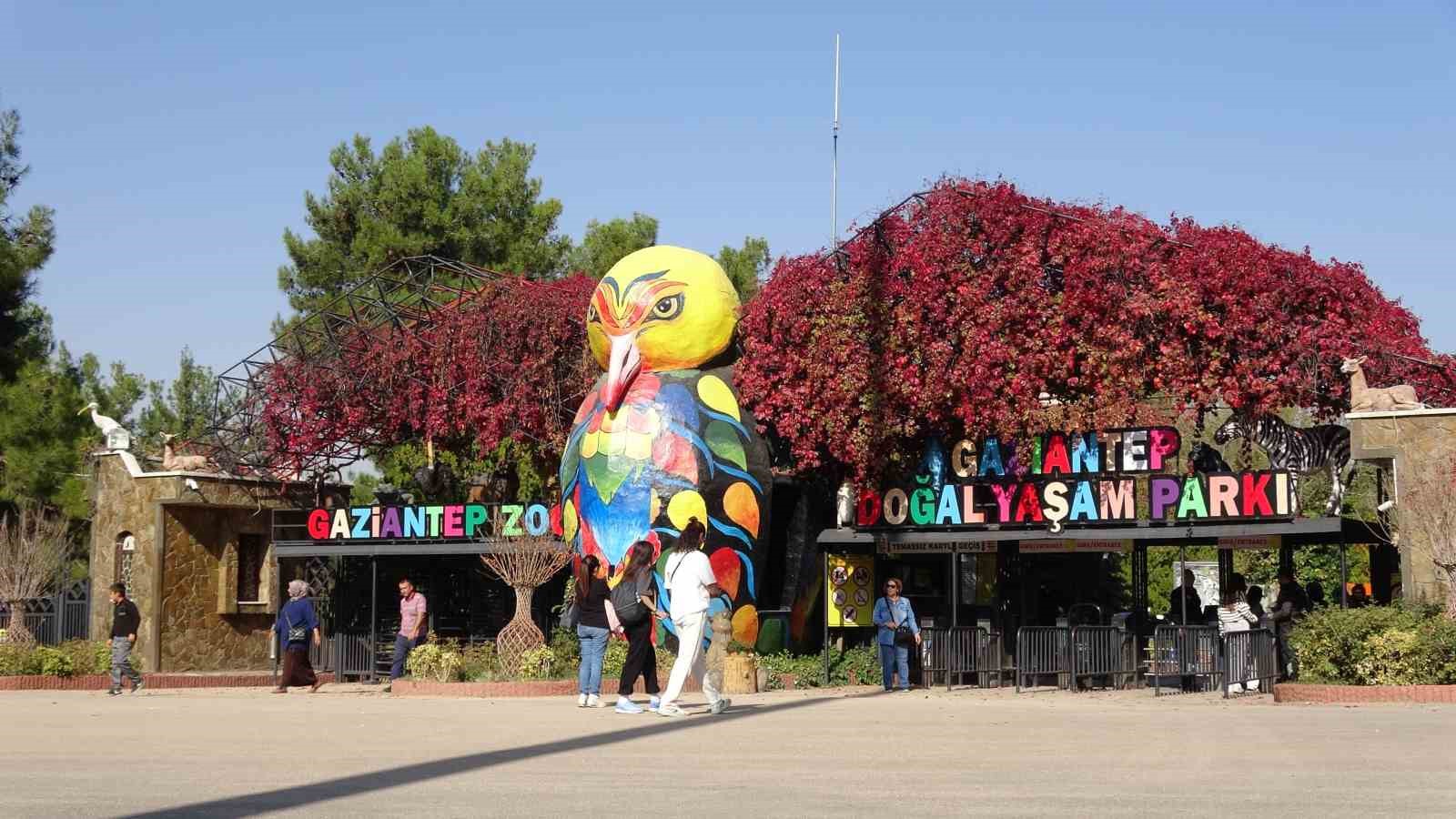 Ara tatile &ccedil;ıkan &ouml;ğrenciler soluğu hayvanat bah&ccedil;esinde aldı
