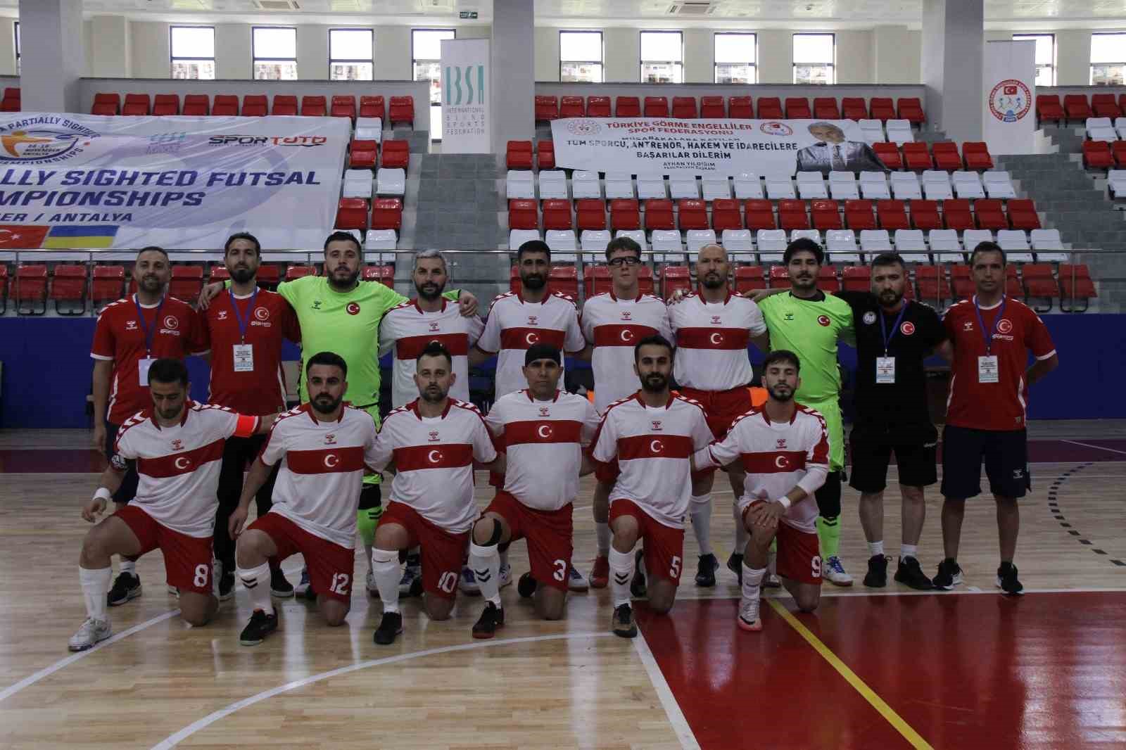 IBSA Kısmi Görme Engelliler Futsal Dünya Şampiyonası Antalya’da başladı