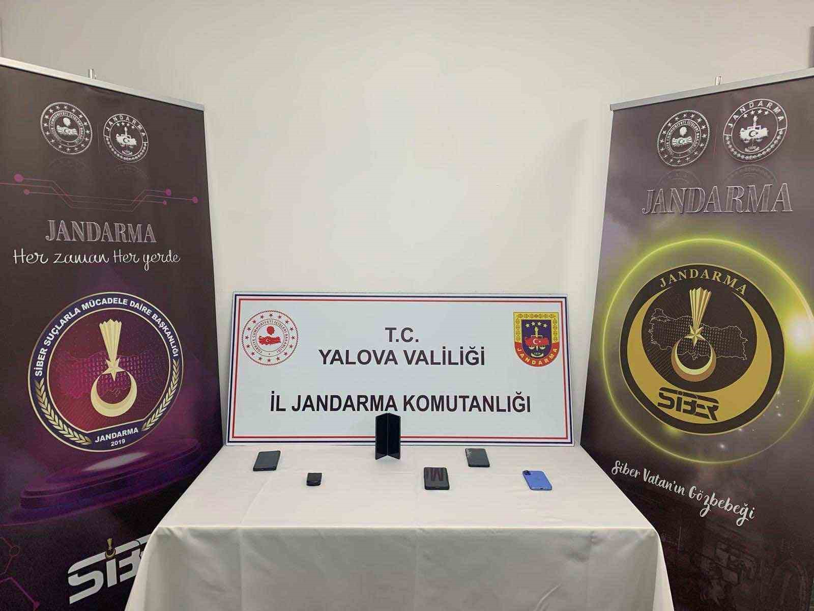 Yalova merkezli 8 ilde siber dolandırıcılık operasyonu: 8 tutuklama