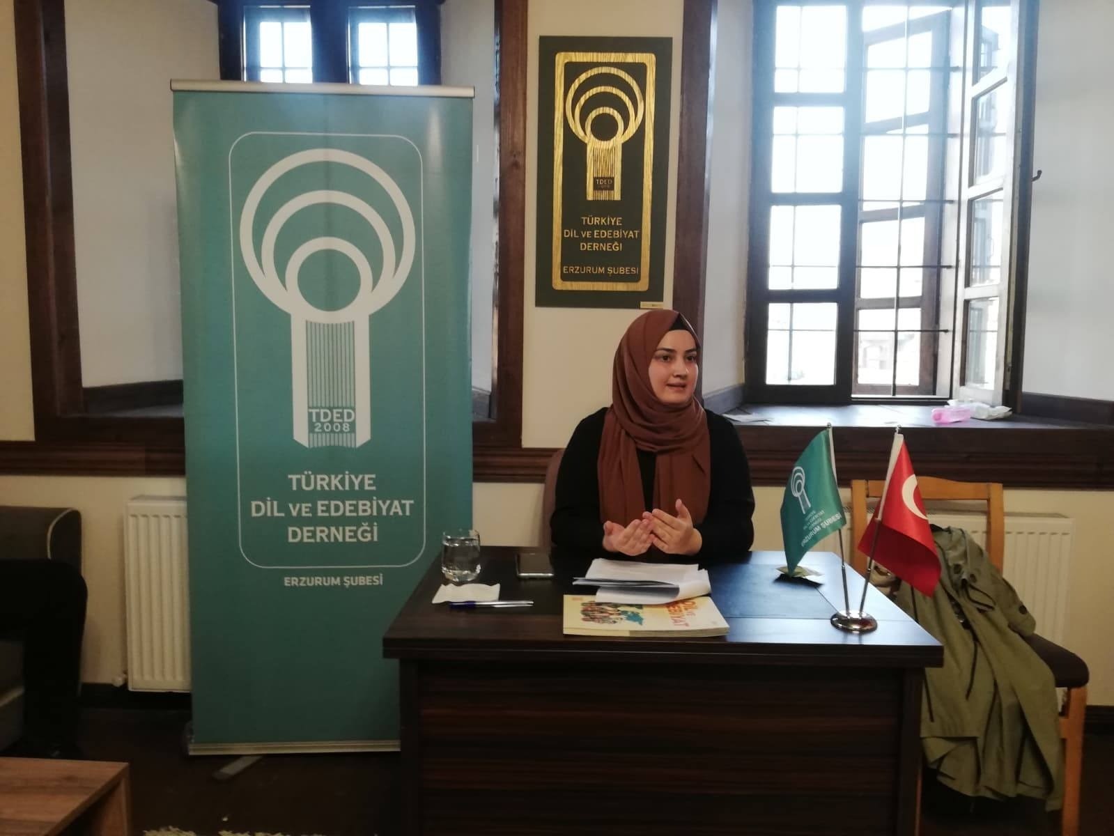 TDED Erzurum’un Konuğu Gamze Akçıl; &quot;Yabancılara Türkçe öğretimi Türkiye’nin kültürel diplomasisine katkı sağlamaktadır&quot;