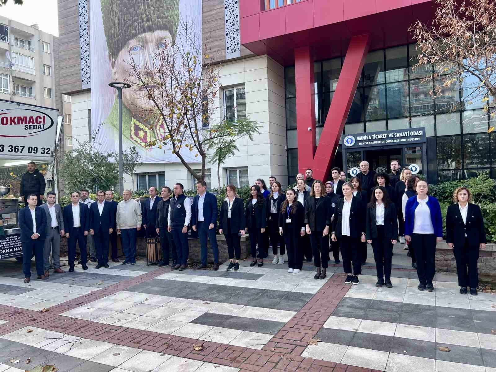 Manisa TSO’dan 10 Kasım’da Ata’ya saygı ve minnet