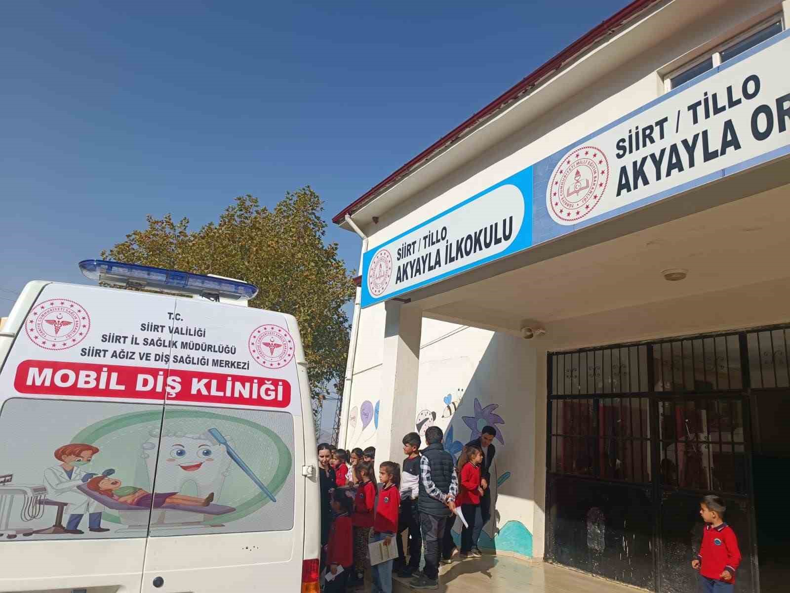 Siirt’te mobil diş sağlığı hizmeti