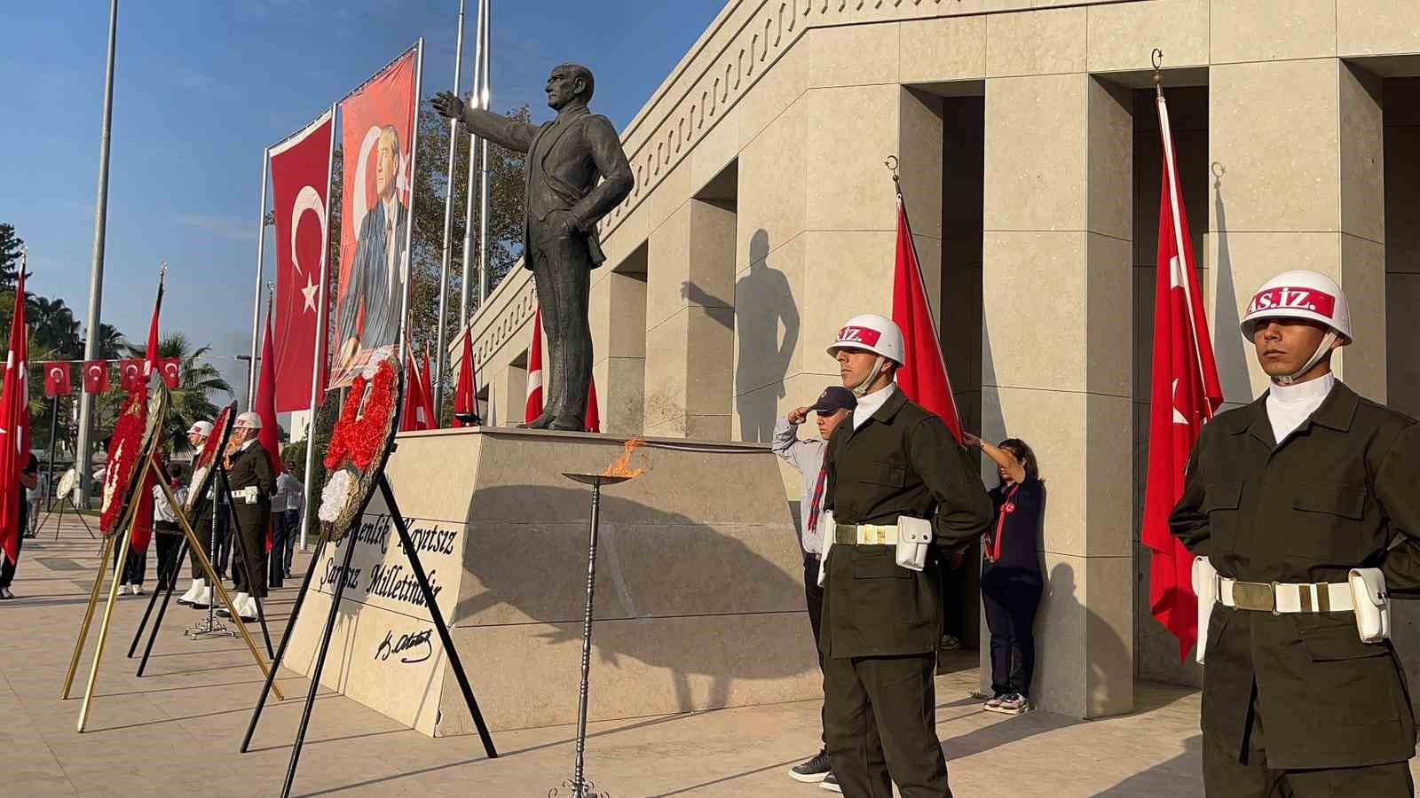 Osmaniye’de Atatürk anısına tören düzenlendi