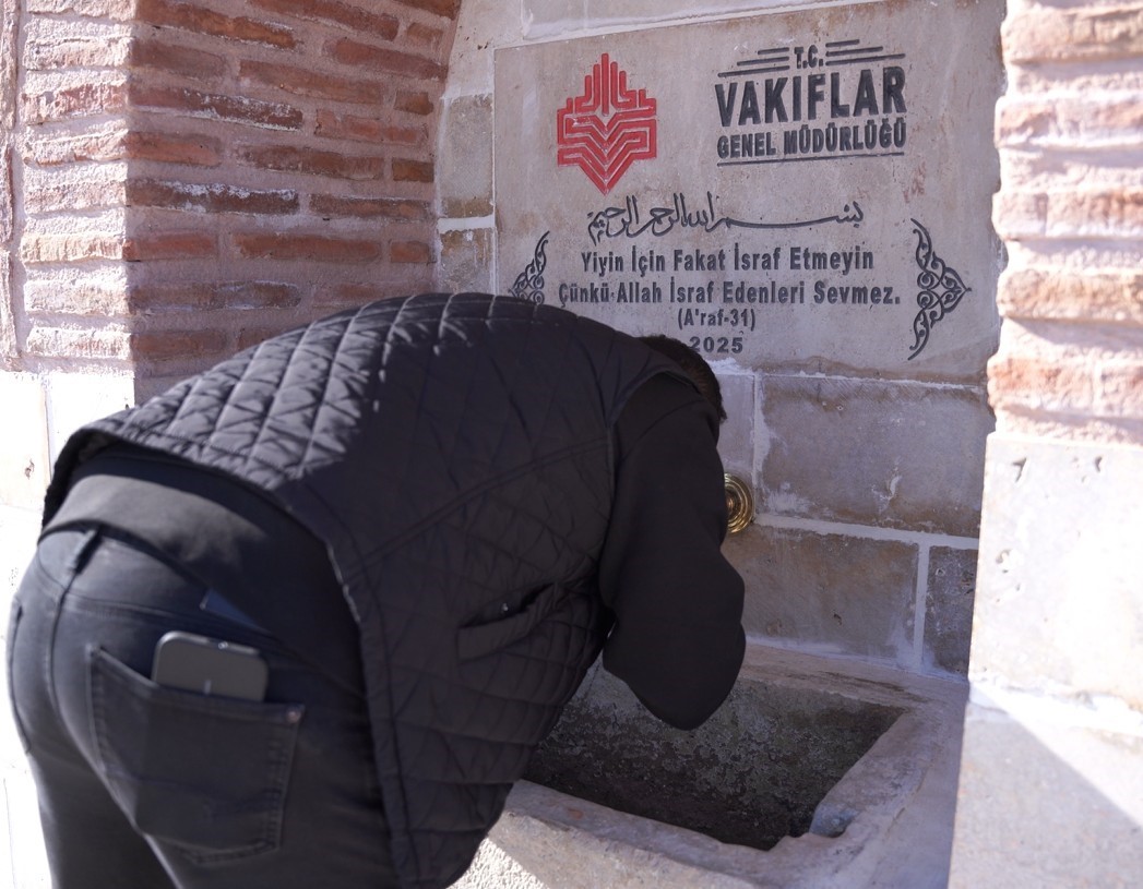 Kervan yolu suyu 800 yıl sonra yeniden mescide ulaştı
