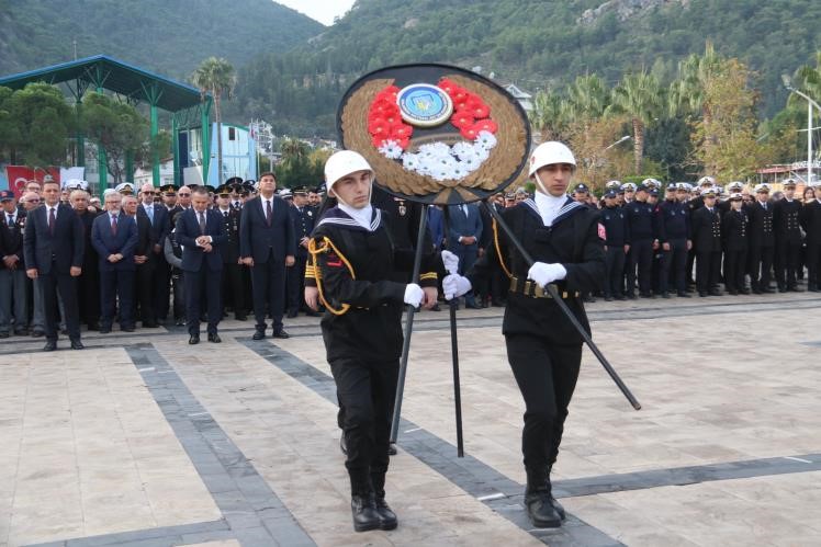 Muğla’da Atatürk, törenlerle anıldı