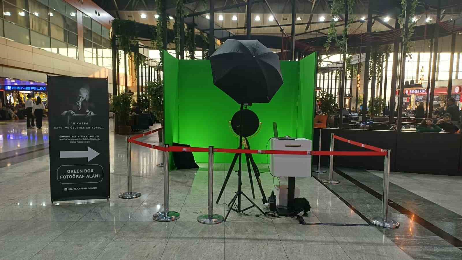 Atatürk 10 Kasım’da İstanbul Sabiha Gökçen’de anıldı