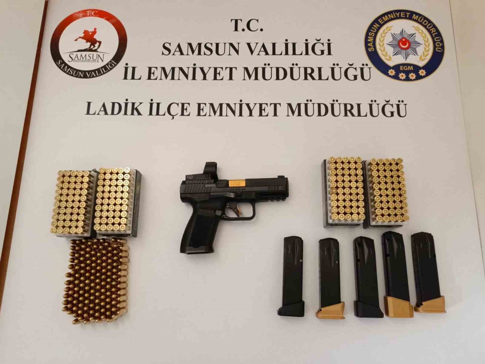 Samsun’da silahla ateş eden şahıs yakalandı: 92 boş kovan ele geçirildi