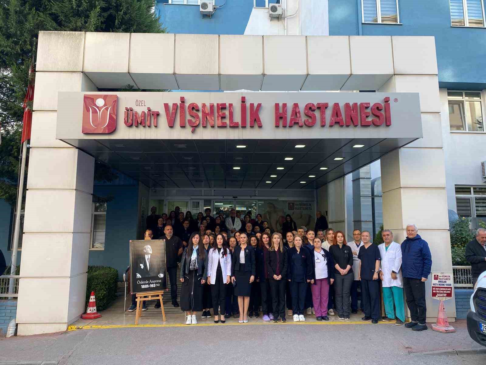 Özel Ümit’te Atatürk 87’nci ölüm yıldönümünde anıldı