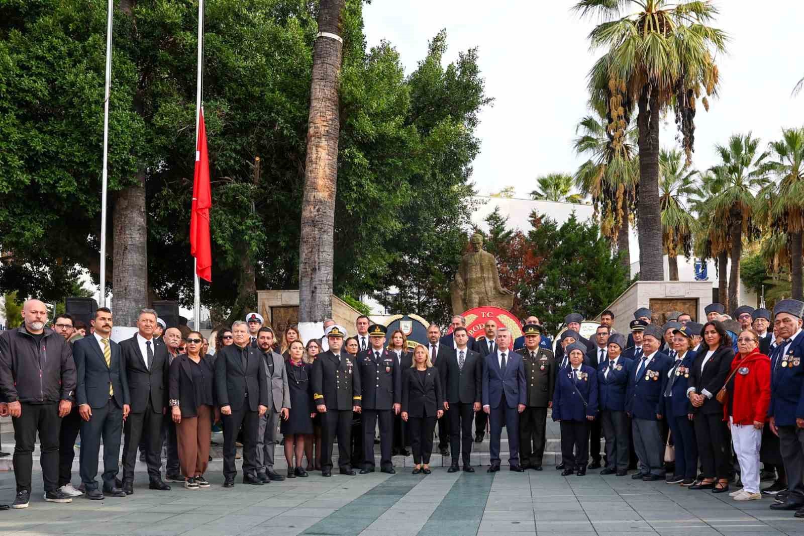 Bodrum’da Atatürk anıldı