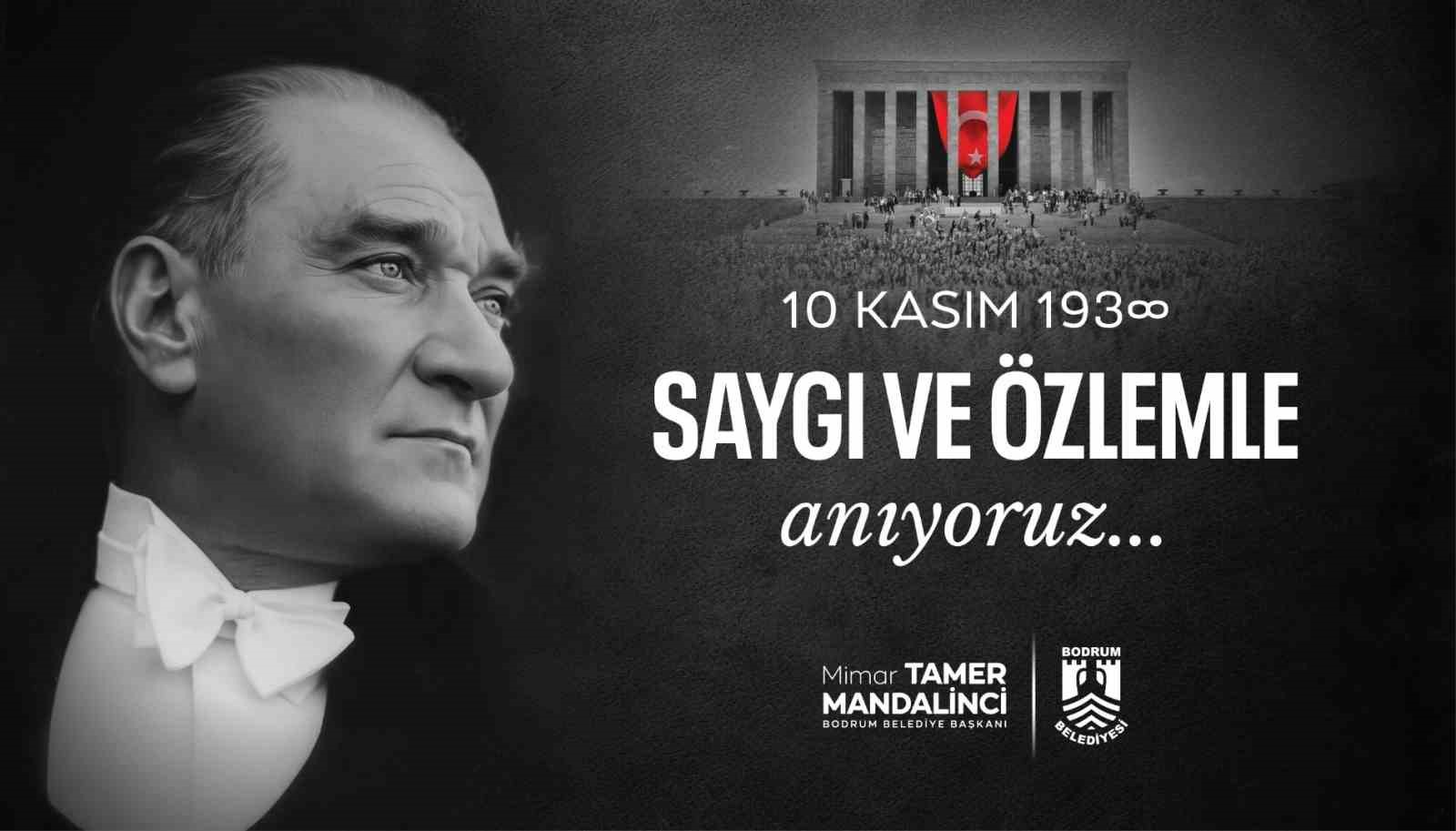 Başkan Mandalinci&rsquo;den 10 Kasım Atat&uuml;rk&rsquo;&uuml; Anma G&uuml;n&uuml; mesajı
