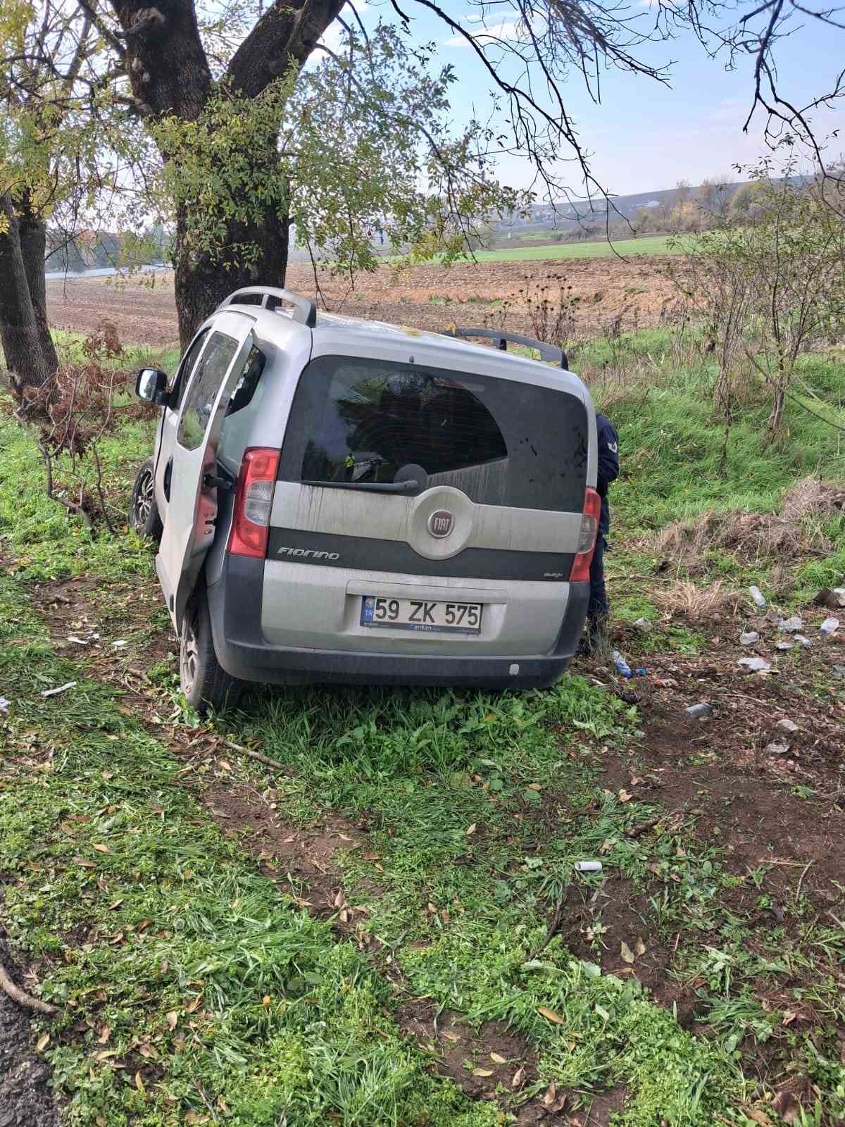 Babaeski’de trafik kazası: 1 ölü, 1 yaralı