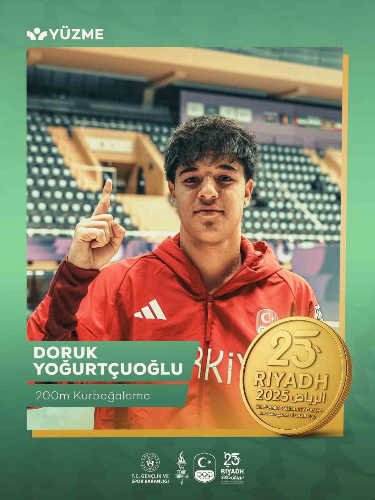 Türkiye, yüzmede 6 altın, 2 gümüş, 1 bronz madalya kazandı
