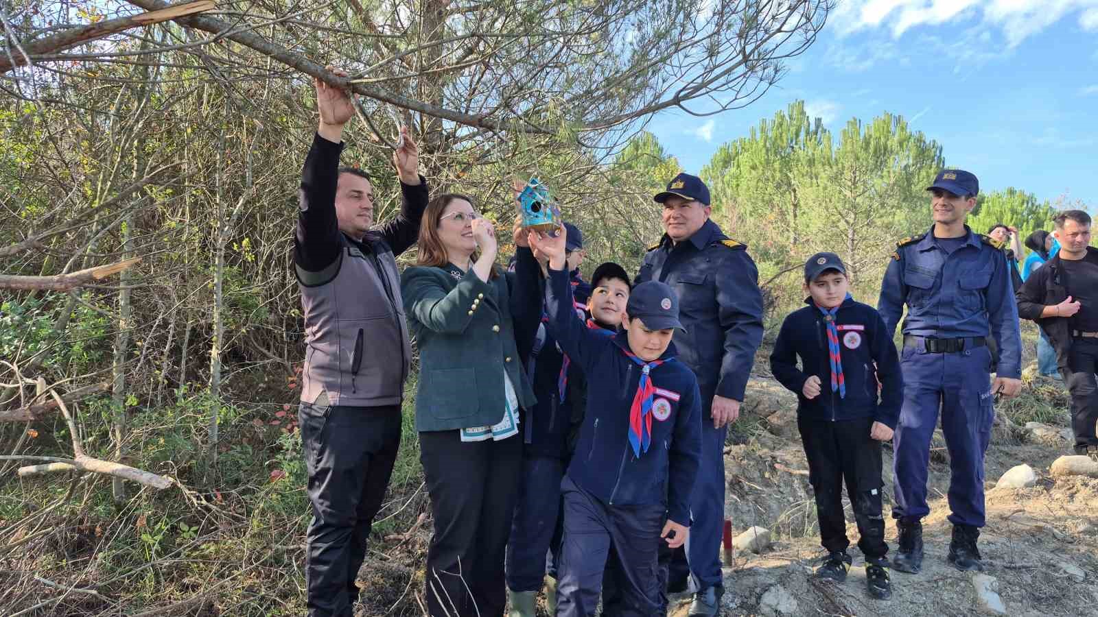 Bartın’da 3 bin 500 adet fidan dikildi