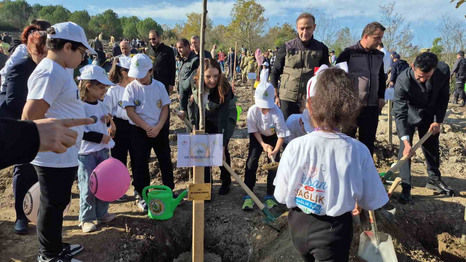 Bartın’da 3 bin 500 adet fidan dikildi