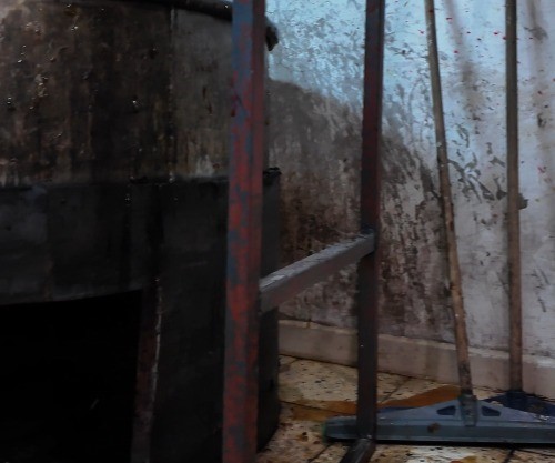 Kilis’te cevizli sucuk imalathanesinde tepki çeken görüntüler