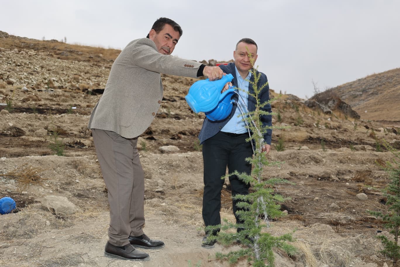 Bünyan’da Milli Ağaçlandırma Günü’nde fidanlar toprakla buluştu