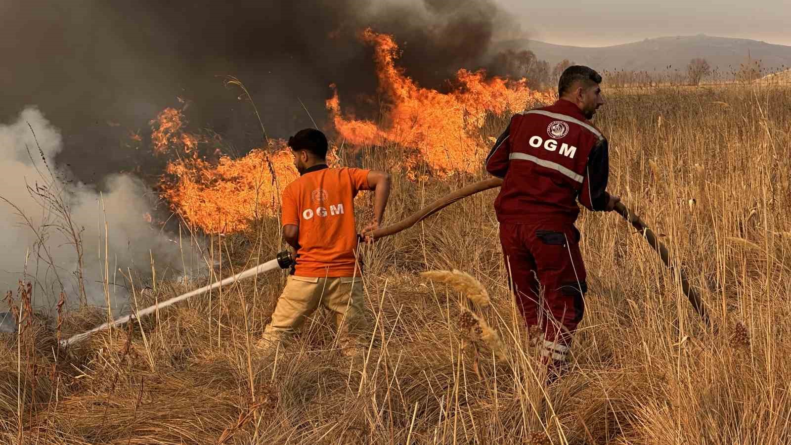 Yüksekova kuş cenneti alevlere teslim: Yangın kontrol altına alınamıyor