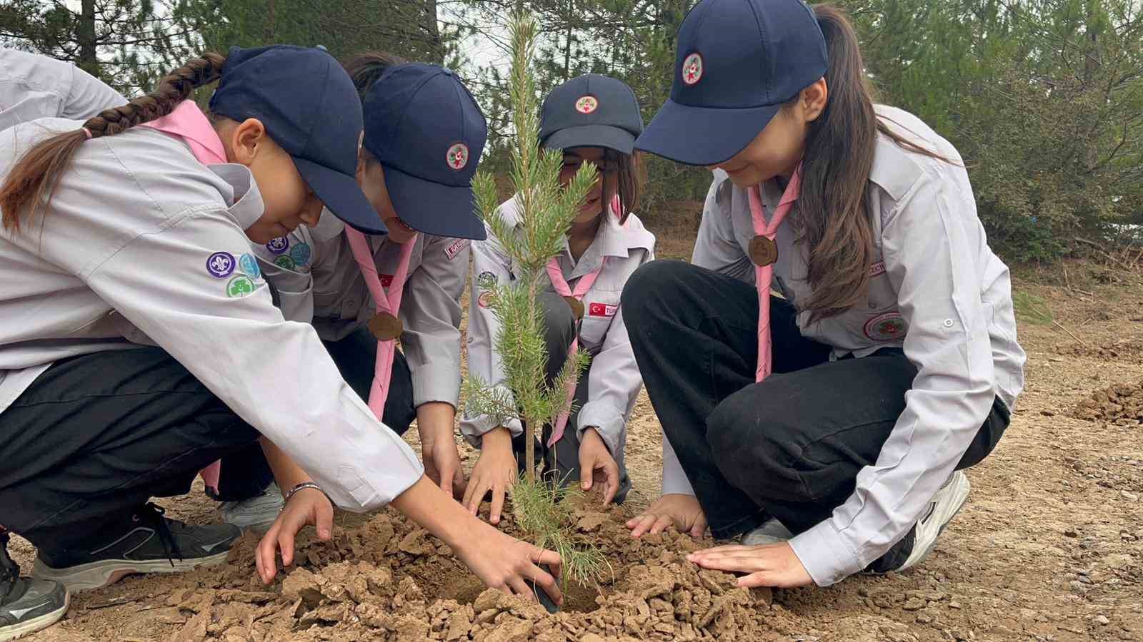 Kastamonu’da fidanlar toprakla buluştu