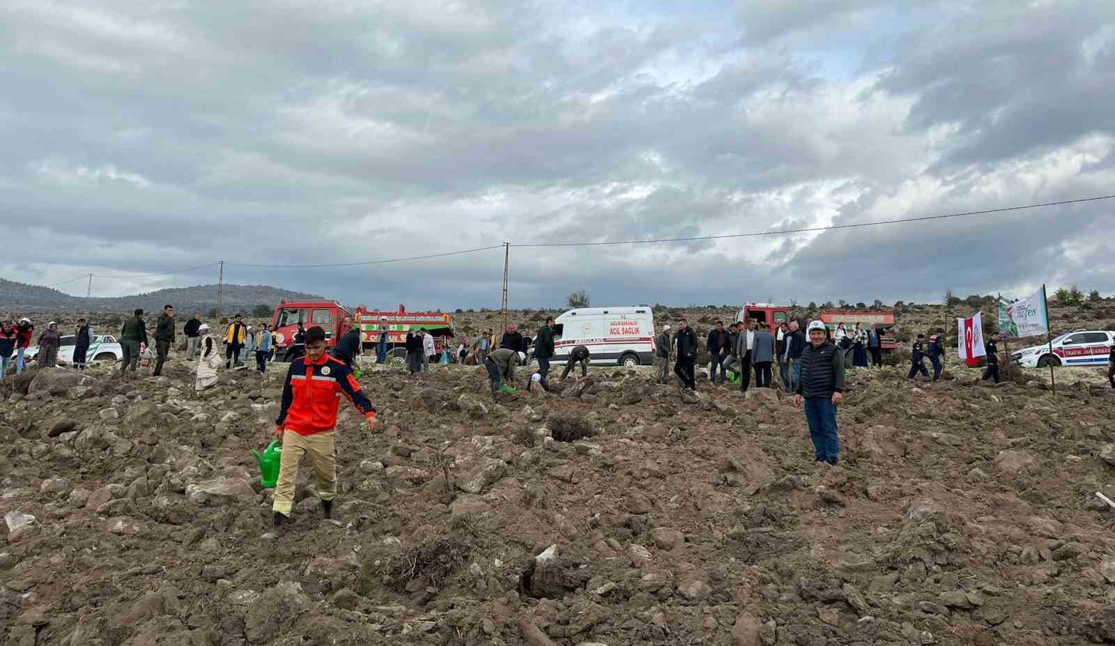 Selendi’de 800 fidan toprakla buluşturuldu