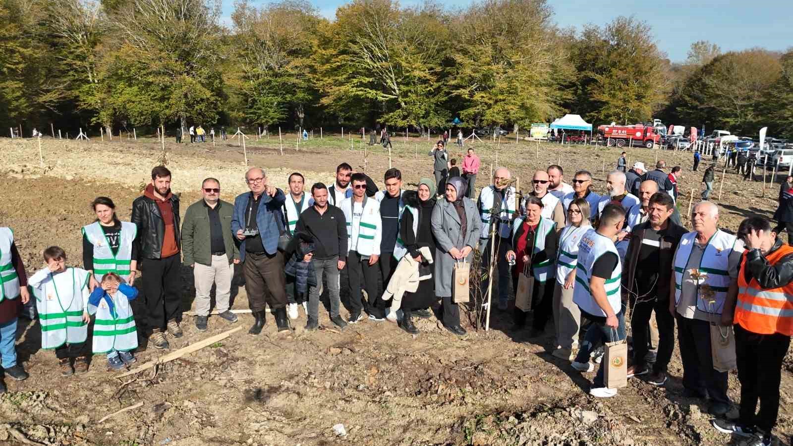 Sinop’ta 3 bin 860 fidan toprakla buluştu
