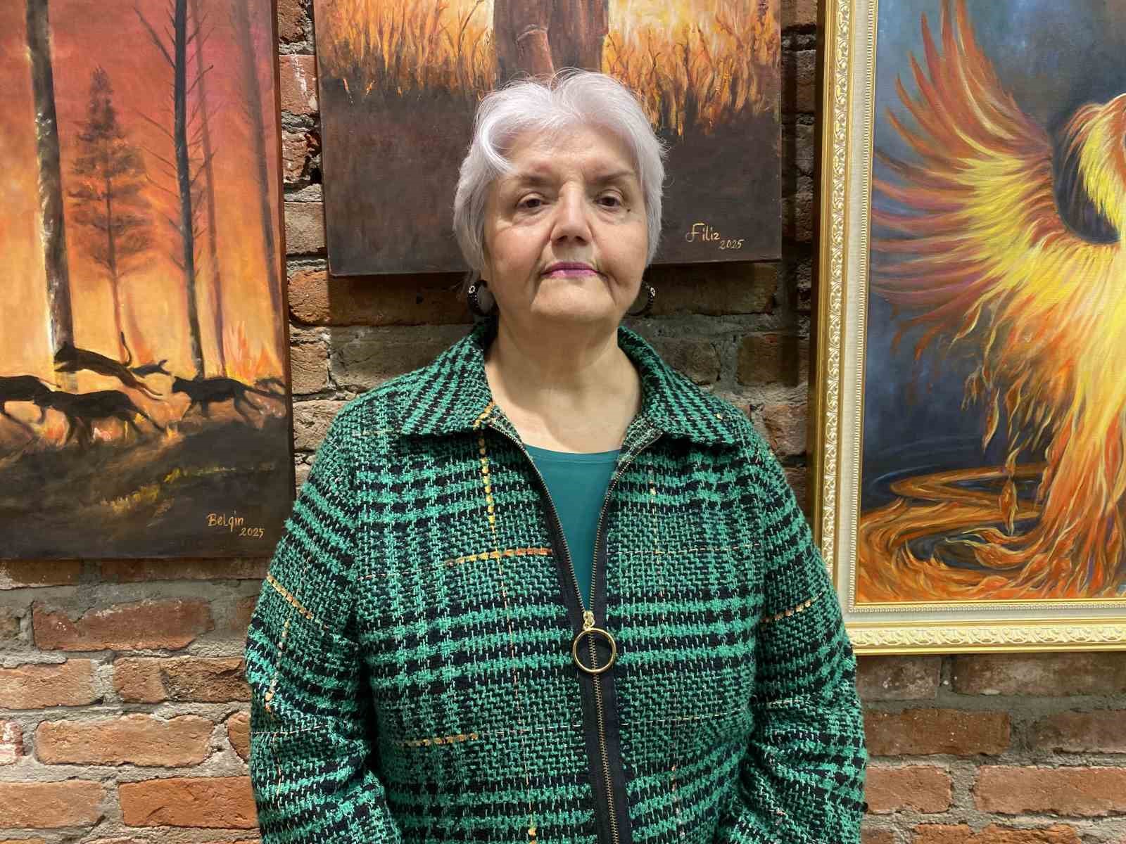 Orman yangınlarını konu alan resim sergisi açıldı