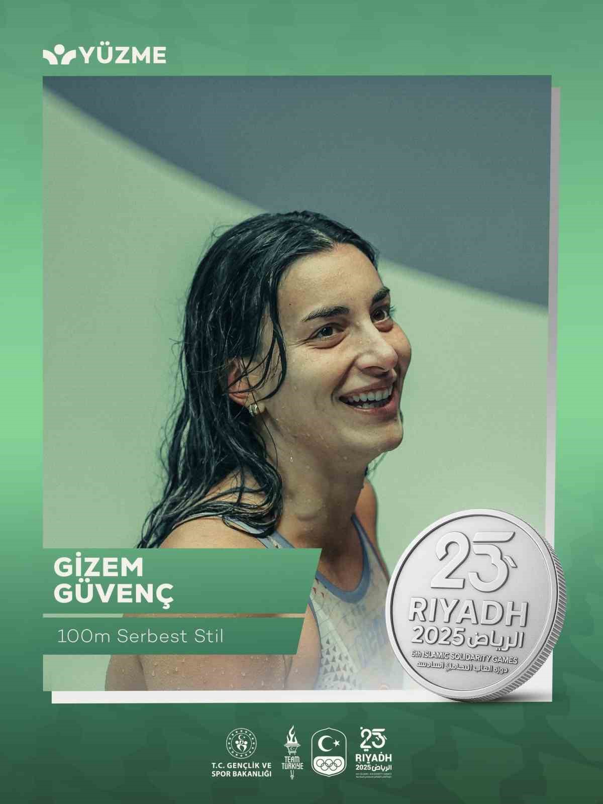 Gizem Güvenç’ten gümüş madalya