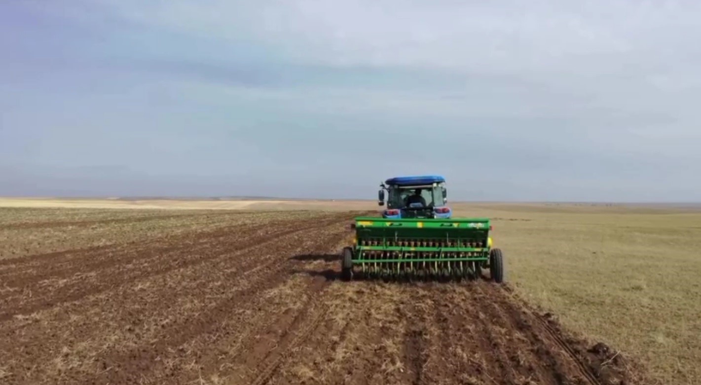 Kars’ta güzlük ekim yapılıyor