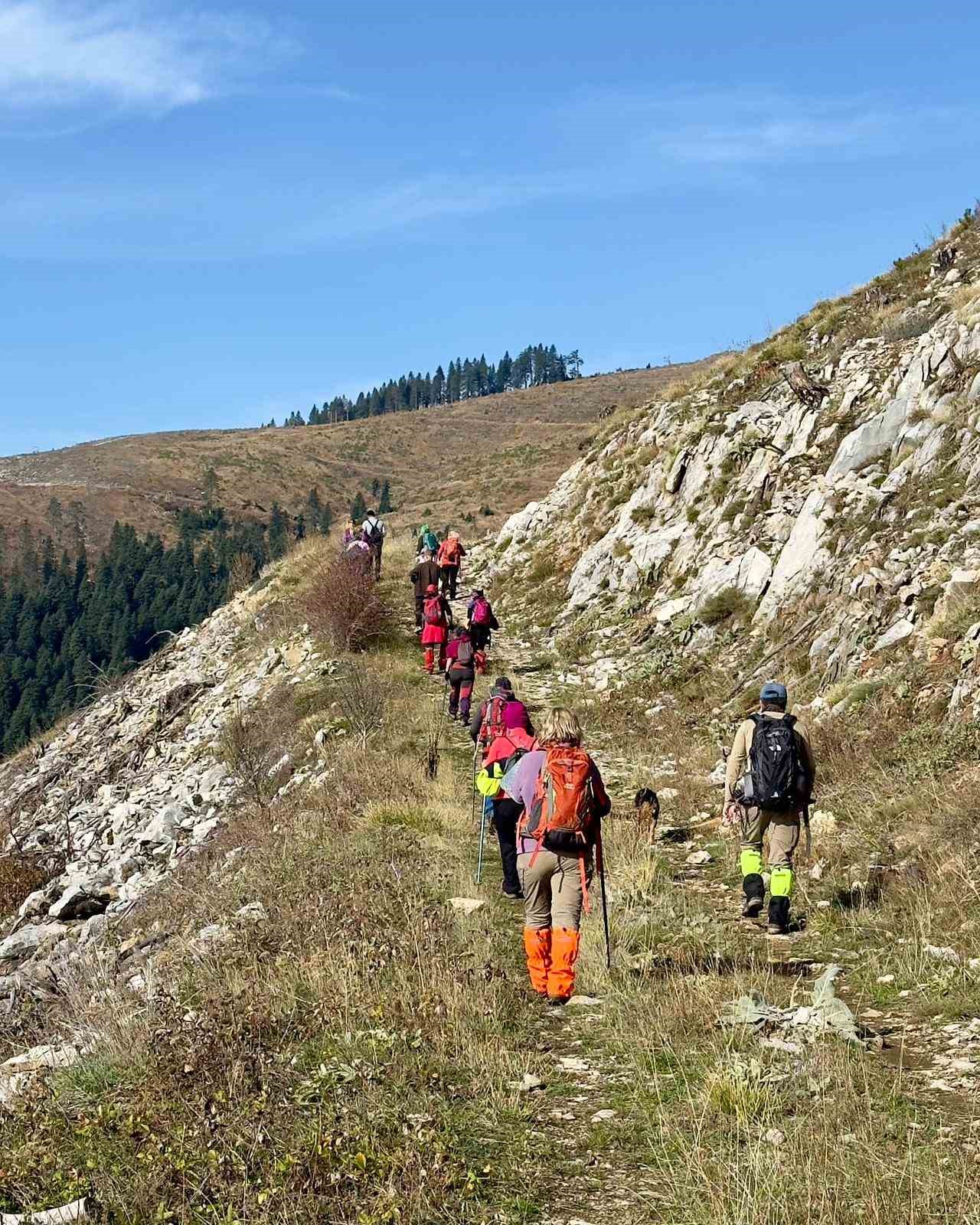 İstanbul’dan gelip Camiliyayla köyünde doğa yürüyüşü yaptılar
