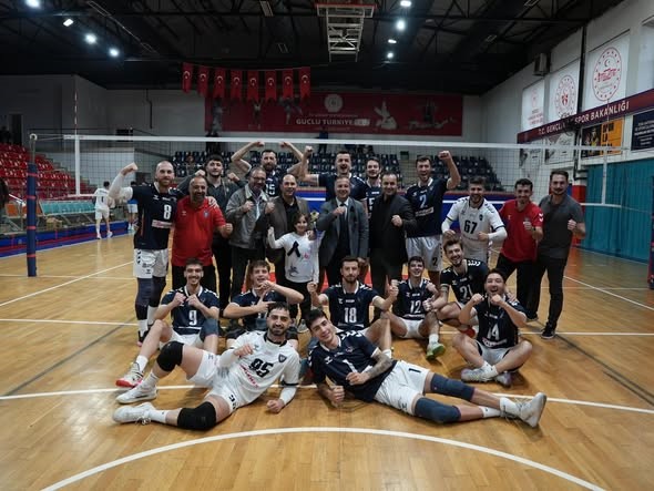 TVF Erkekler 1. Ligi: Düzce Belediyesi Spor Akademisi, rakibini 3-0’la geçti
