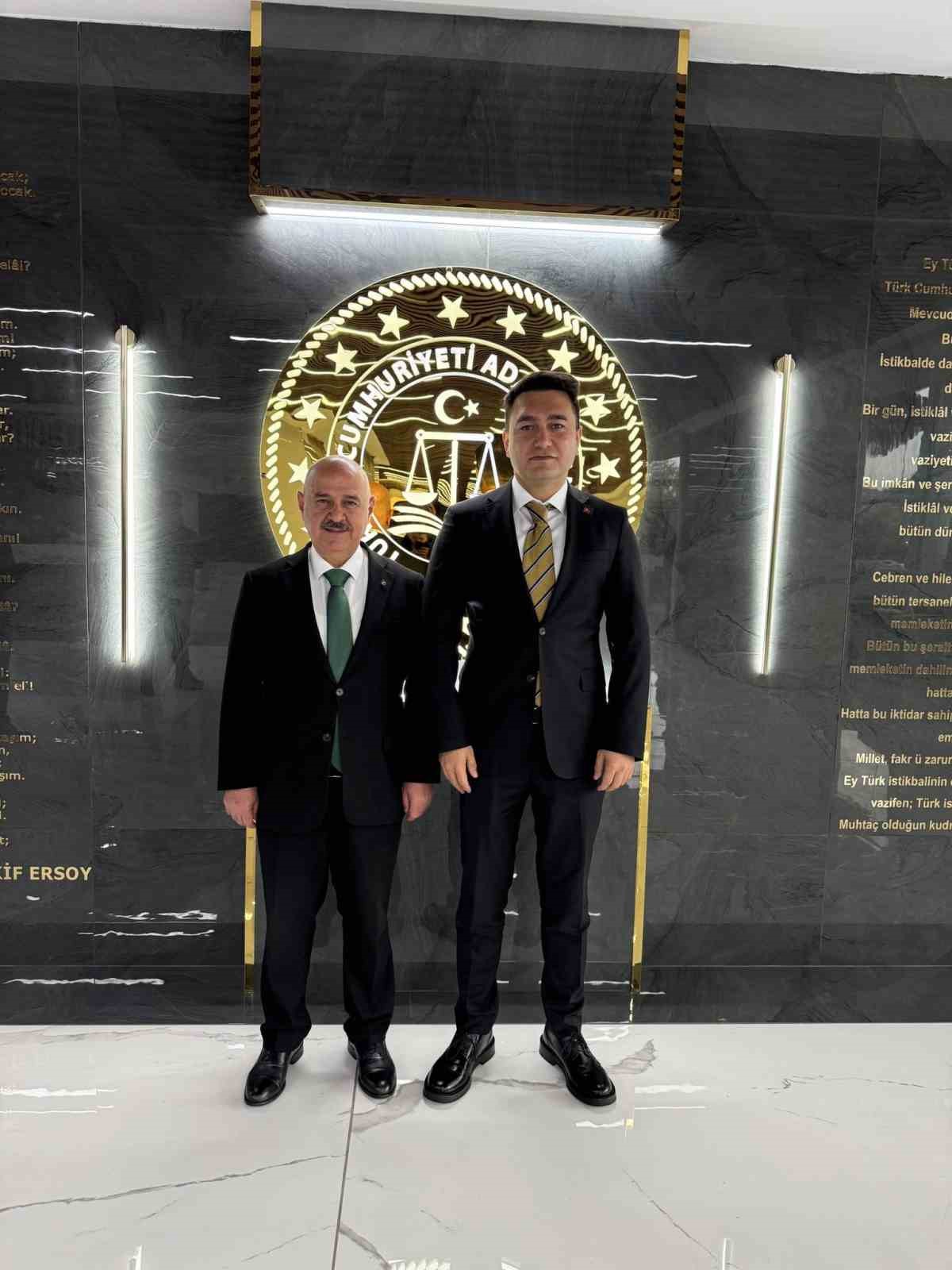 Rektör Sözbir ile Başsavcı Emre bir araya geldi