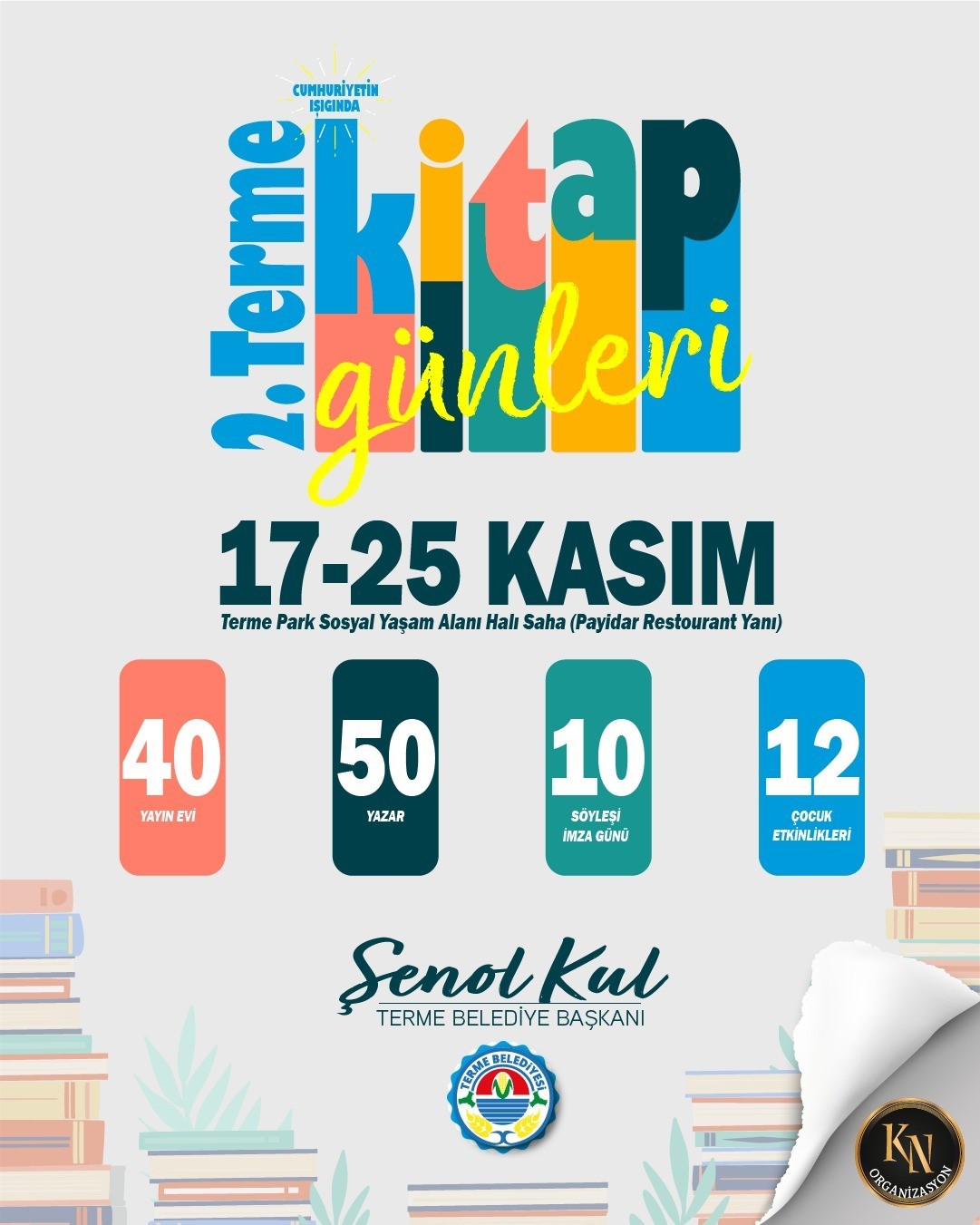 Terme Belediyesi’nde "2. Kitap Günleri"
