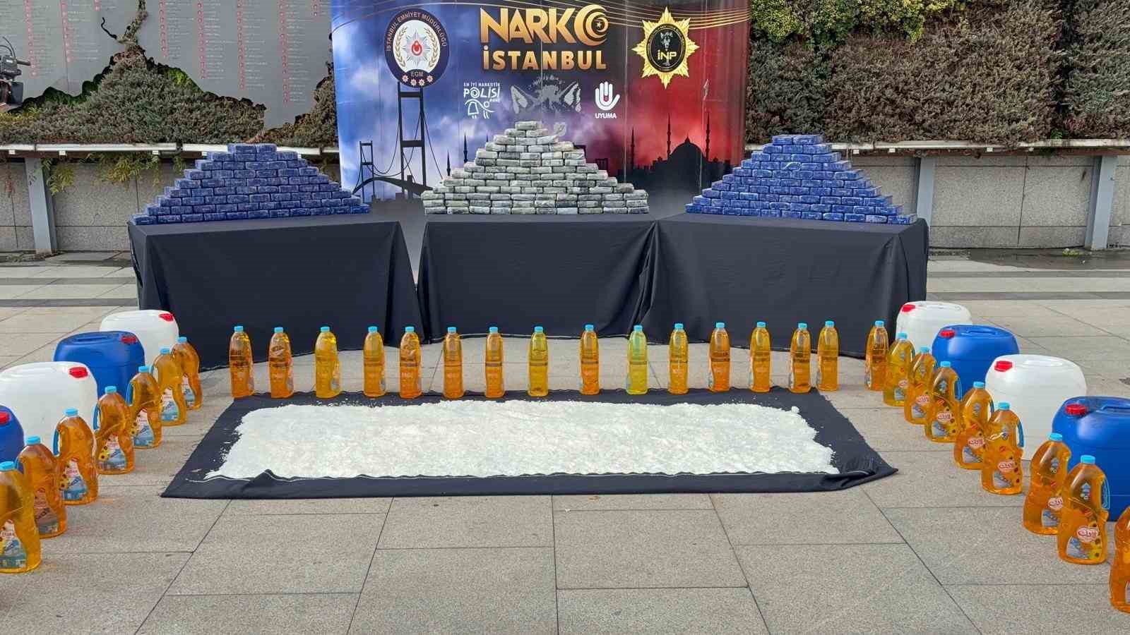İstanbul’da narkotik operasyonu: 494 kilogram uyuşturucu madde ele geçirildi