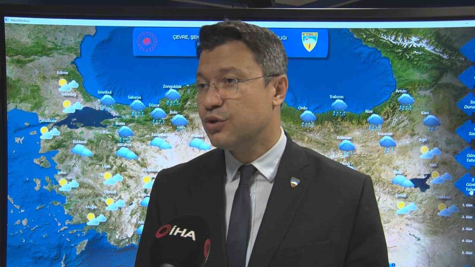 Meteoroloji Genel Müdürlüğü: "Ülke genelinde yağış bekleniyor"
