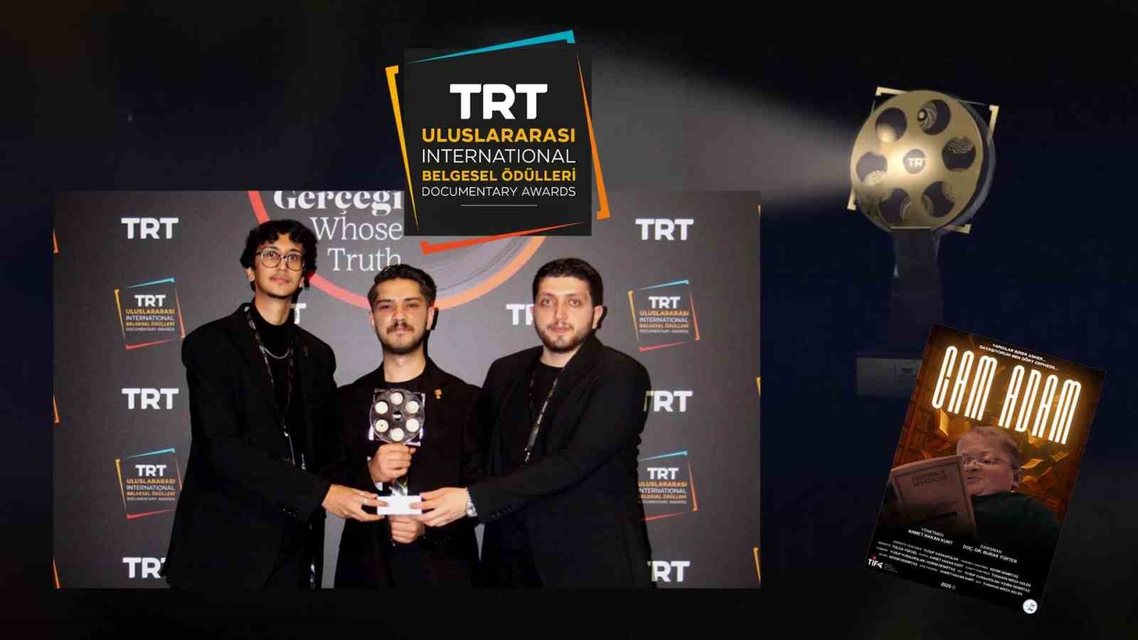 KBÜ öğrencilerinin ‘Cam Adam’ı TRT Belgesel Yarışmasında ödül kazandı