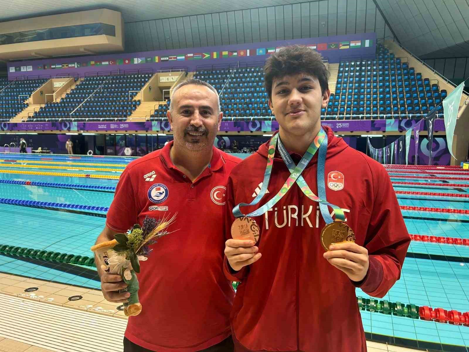 Denizlili yüzücüden Riyad’da tarihi başarı