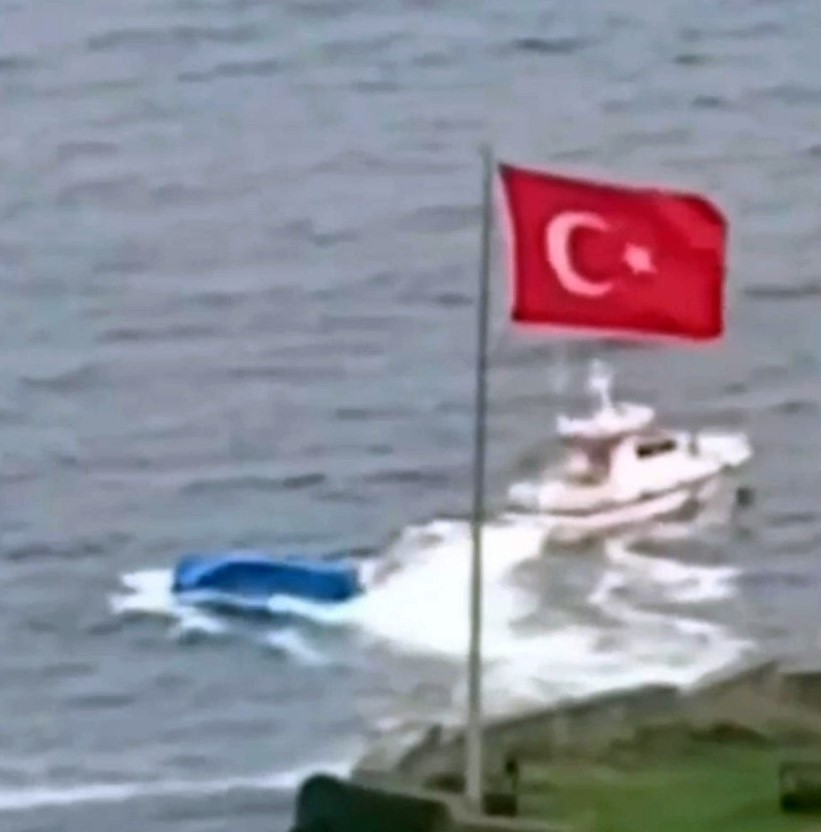 Giresun’da dün yaşanan 1 kişinin öldüğü tekne kazasının yeni görüntüleri ortaya çıktı
