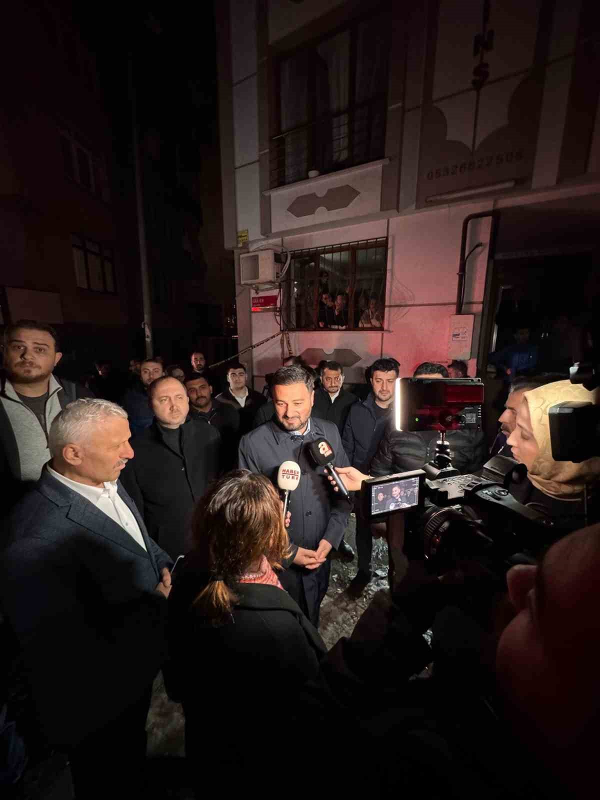 Kağıthane Belediye Başkanı Öztekin’den doğal gaz patlamasıyla ilgili açıklama