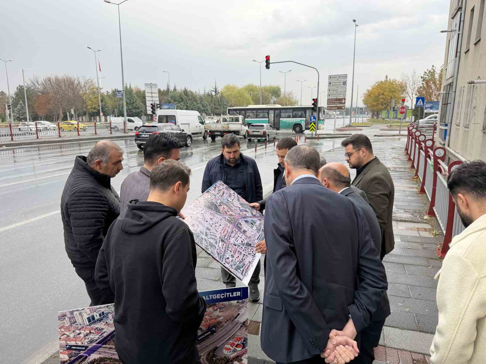 Kayseri’ye trafiği rahatlatmak için yeni kavşak