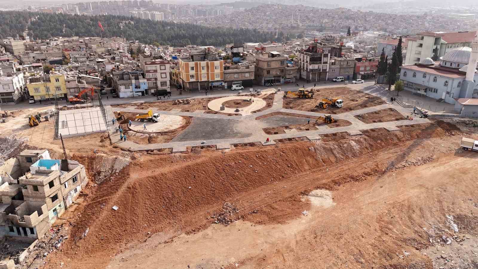 Gaziantep B&uuml;y&uuml;kşehir kente yeni yeşil alan kazandırıyor
