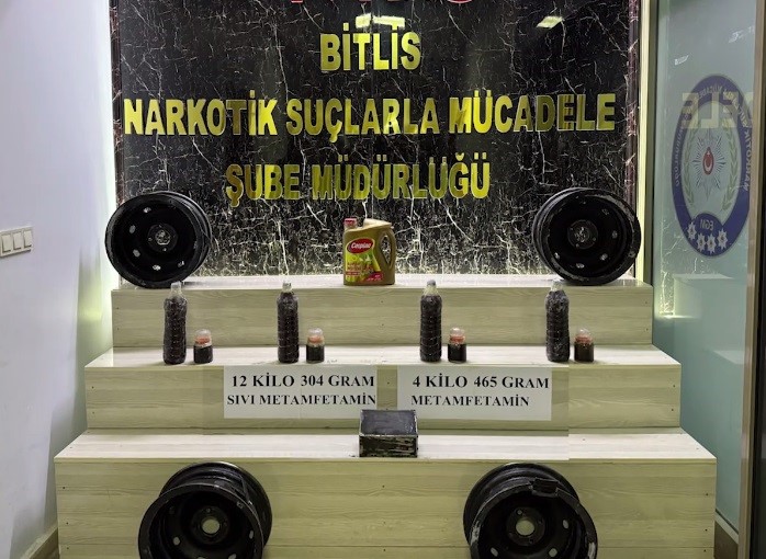 Bitlis’te 16 kilo uyuşturucu ele geçirildi