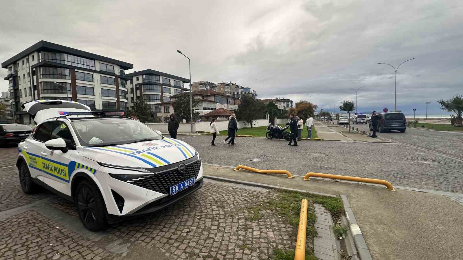 Samsun’da motosiklet otomobille çarpıştı: 1 yaralı
