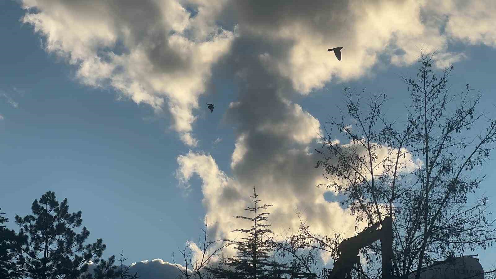 Çankırı’da kartpostallık gün batımı manzarası